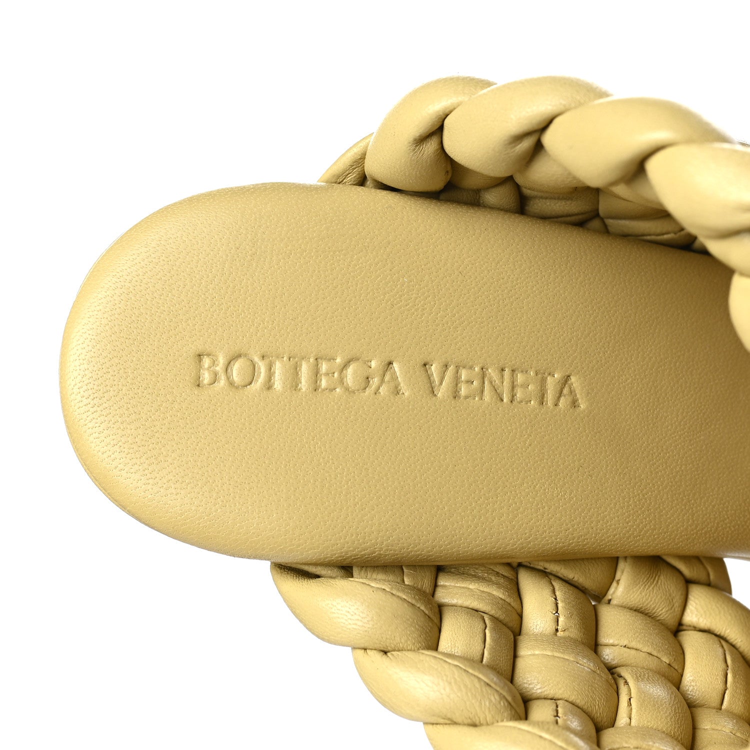 Bottega Veneta Nappa Twisted Padded Intrecciato Curve Slide Sandals 40 Tapioca 7 of 7