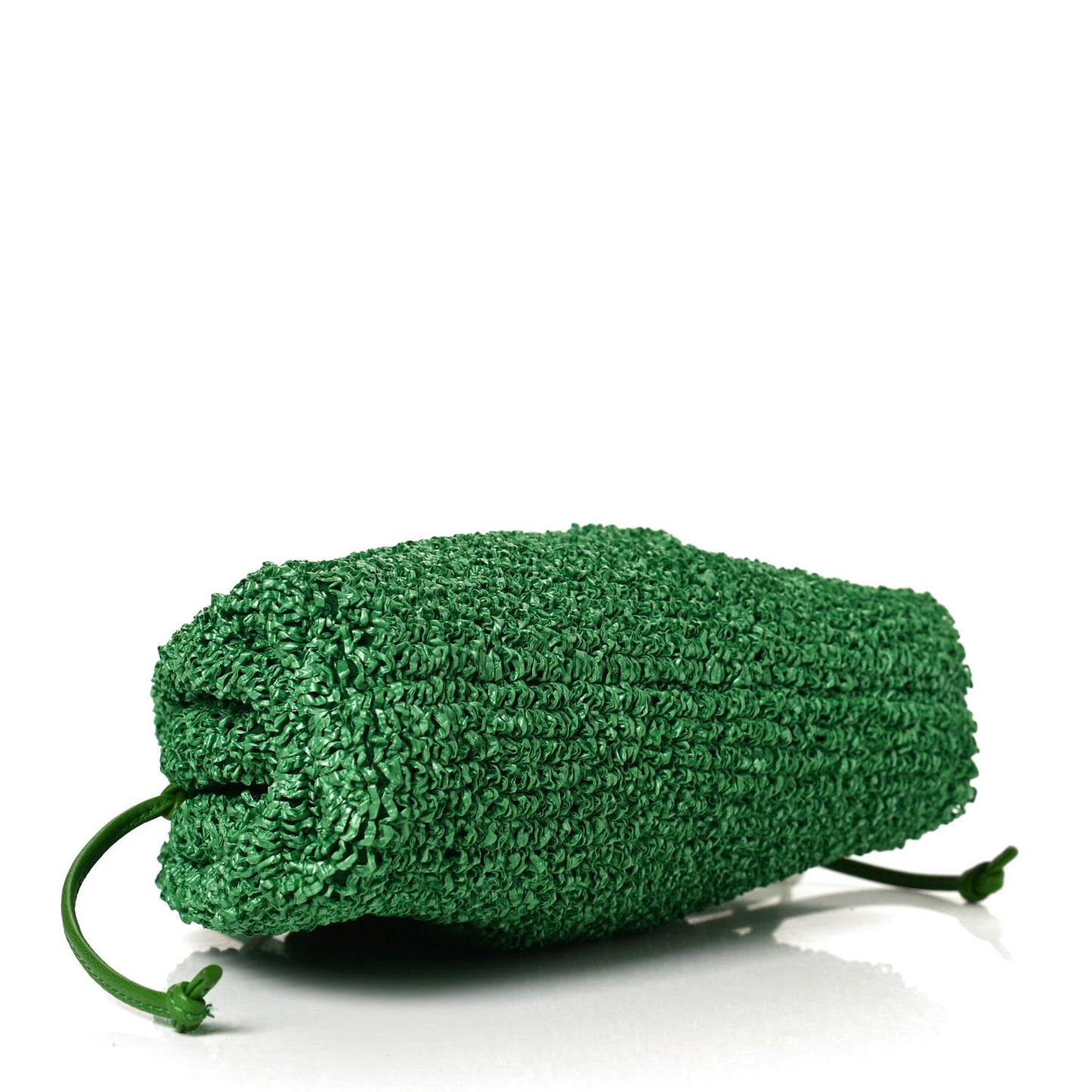 Boucle Curly Raffia The Mini Pouch Parakeet