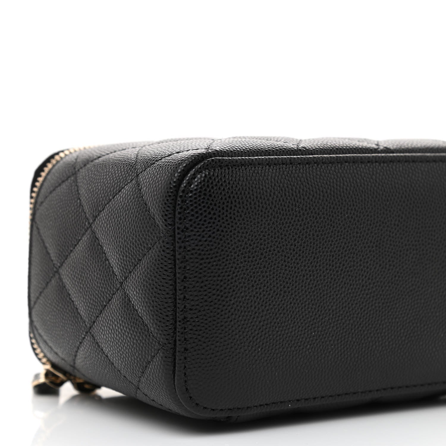 Chanel Caviar Quilted Small Vanity Case With Chain Black 9 of 11