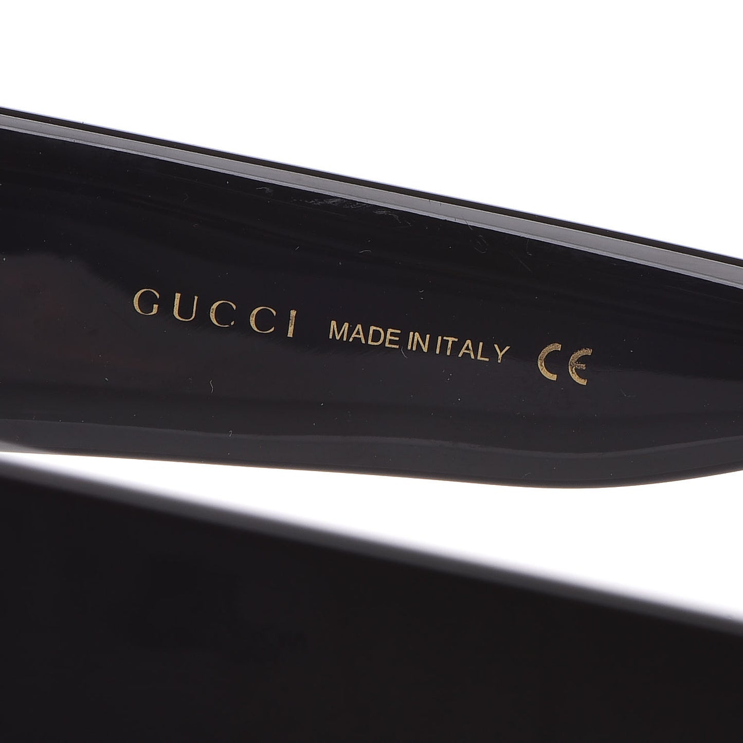 Acetate Square Frame Sunglasses GG0141S Black