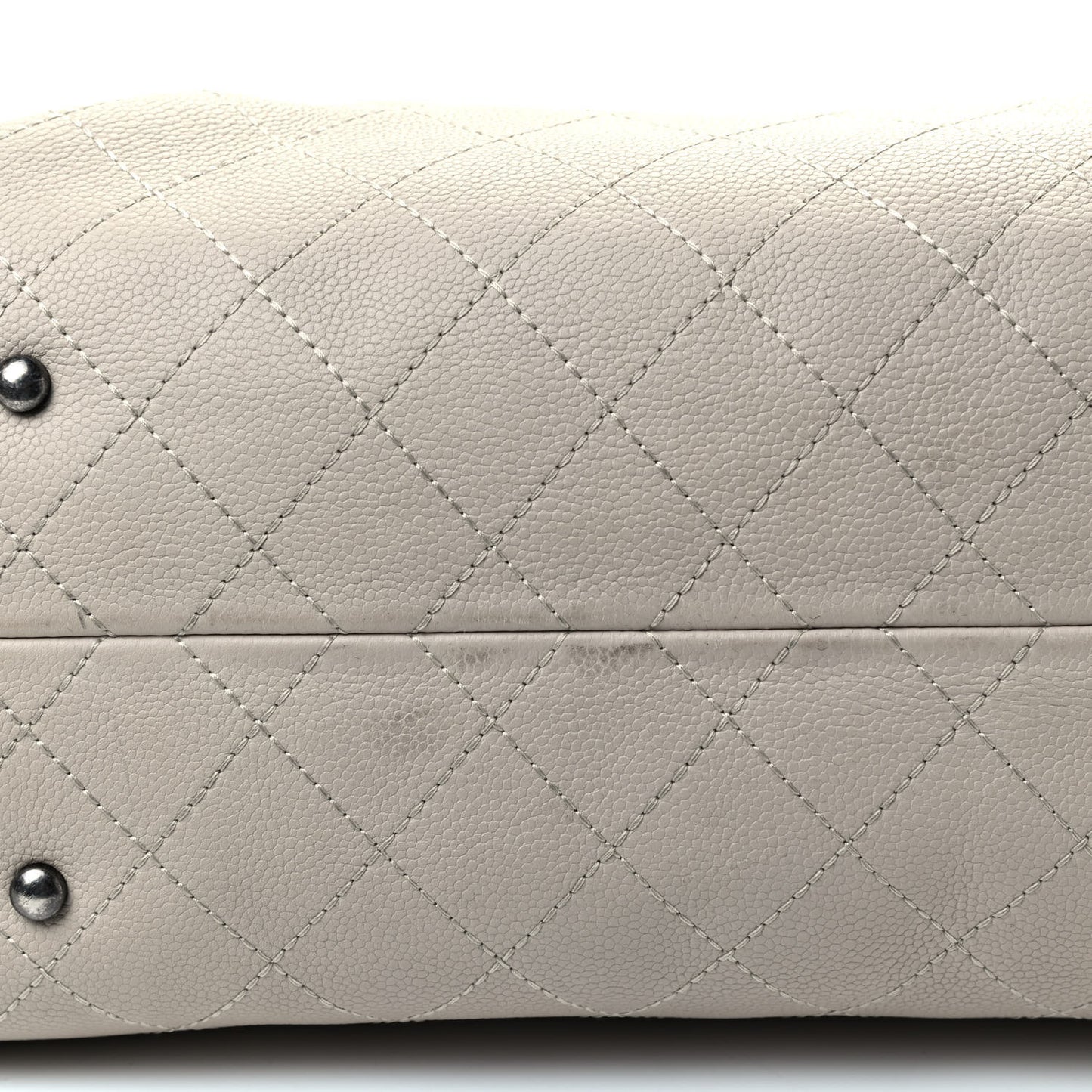 Grained Vegetal Calfskin Urban Shopping Tote Beige