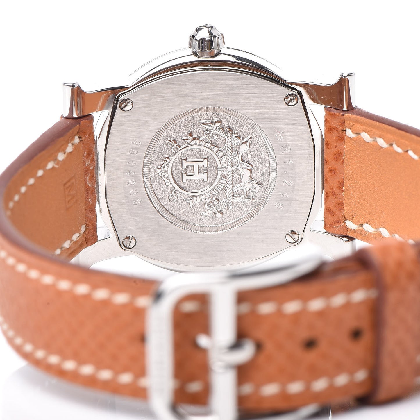 Stainless Steel Courchevel 25mm Heure H Ronde Quartz Watch Gold