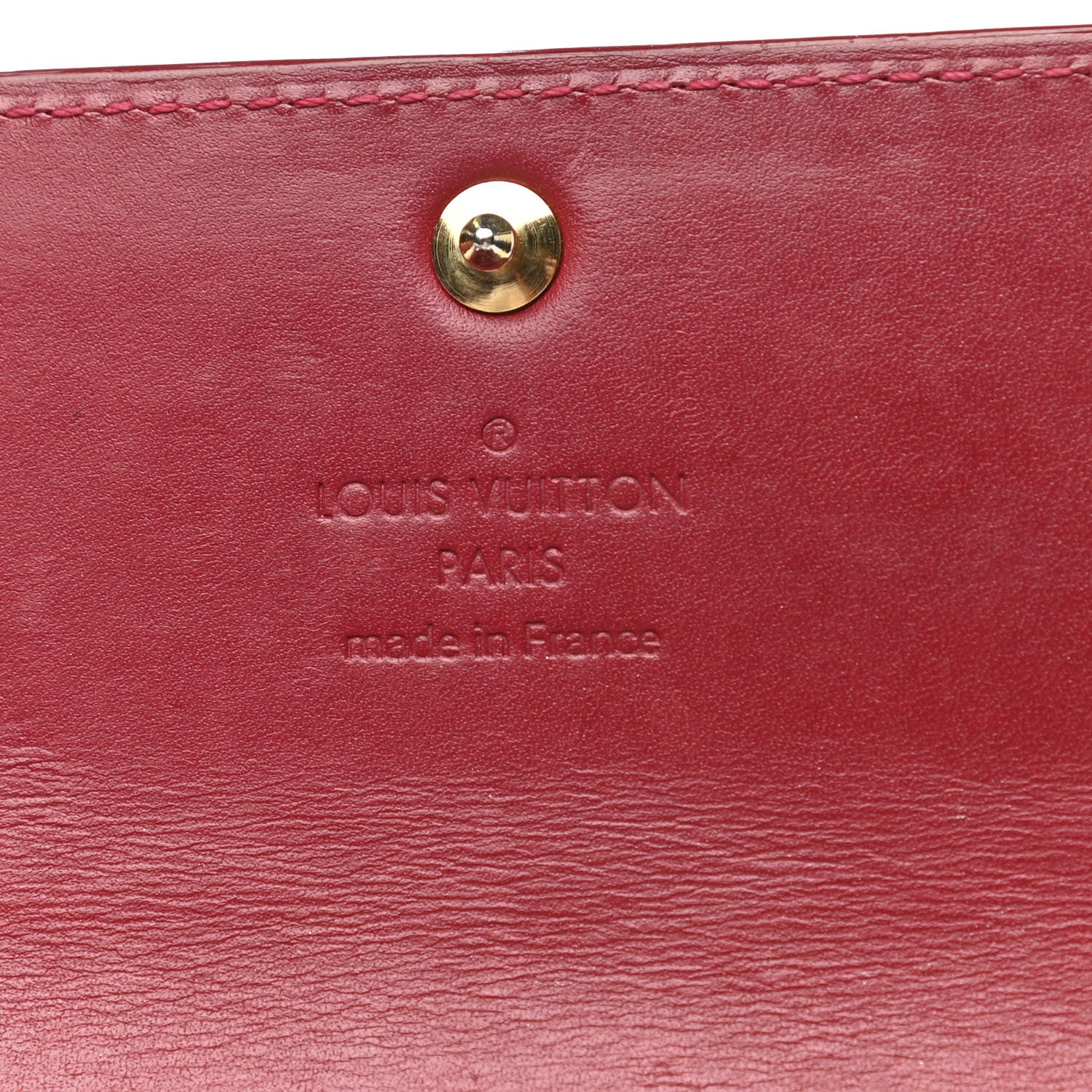 Louis Vuitton Vernis Sarah Wallet Pomme D'Amour 6 of 6