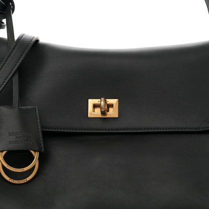 Balenciaga Smooth Calfskin Large Rodeo Top Handle Handbag Black 8 of 14