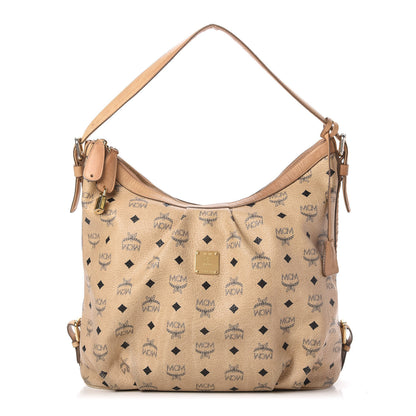 MCM Visetos Hobo Beige 1 of 9