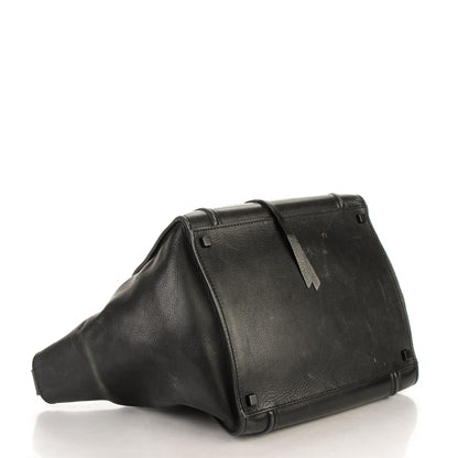 Celine Supple Calfskin Medium Phantom Luggage Black 4 of 10