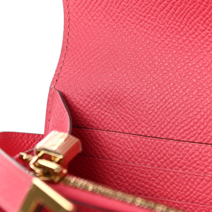 Hermes Epsom Kelly Longue Wallet Rose Azalee 9 of 10