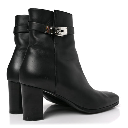 Hermes Calfskin Saint Germain Ankle Boots 39 Black 4 of 7