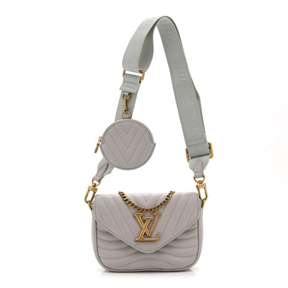 Louis Vuitton Calfskin New Wave Multi Pochette Brume 1 of 9