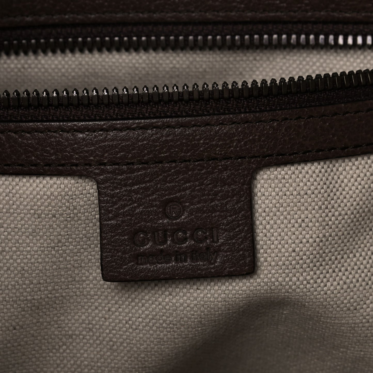 GG Supreme Monogram Web Small Ophidia Half Moon Hobo Brown