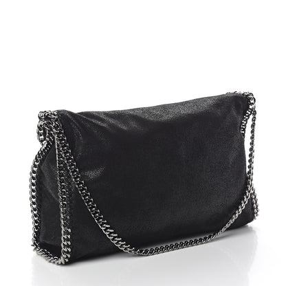 Stella McCartney Shaggy Deer Falabella Fold Over Tote Black 2 of 8