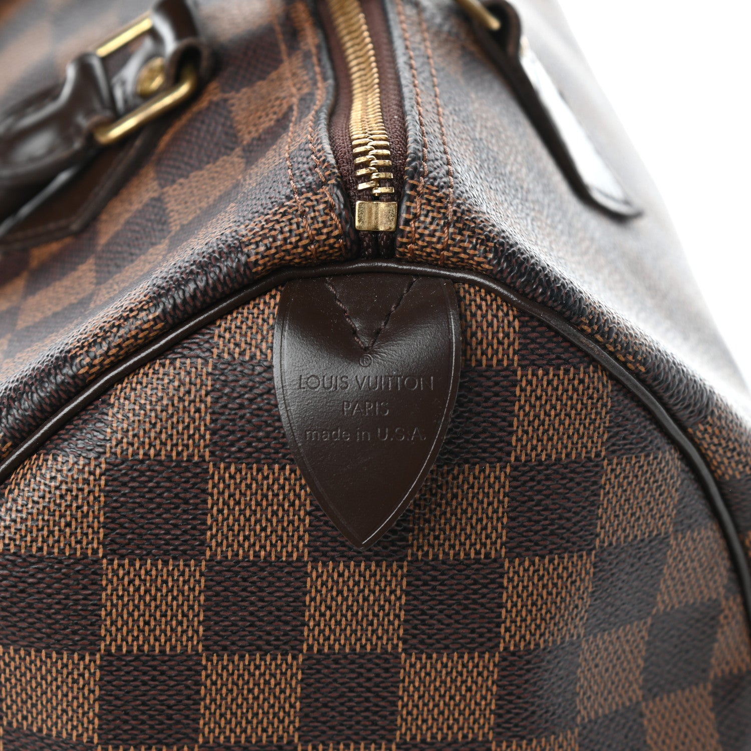 Louis Vuitton Damier Ebene Speedy 30 6 of 9
