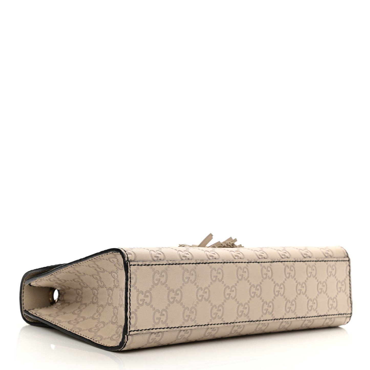 Guccissima Signature Medium Emily Chain Shoulder Bag Mystic White