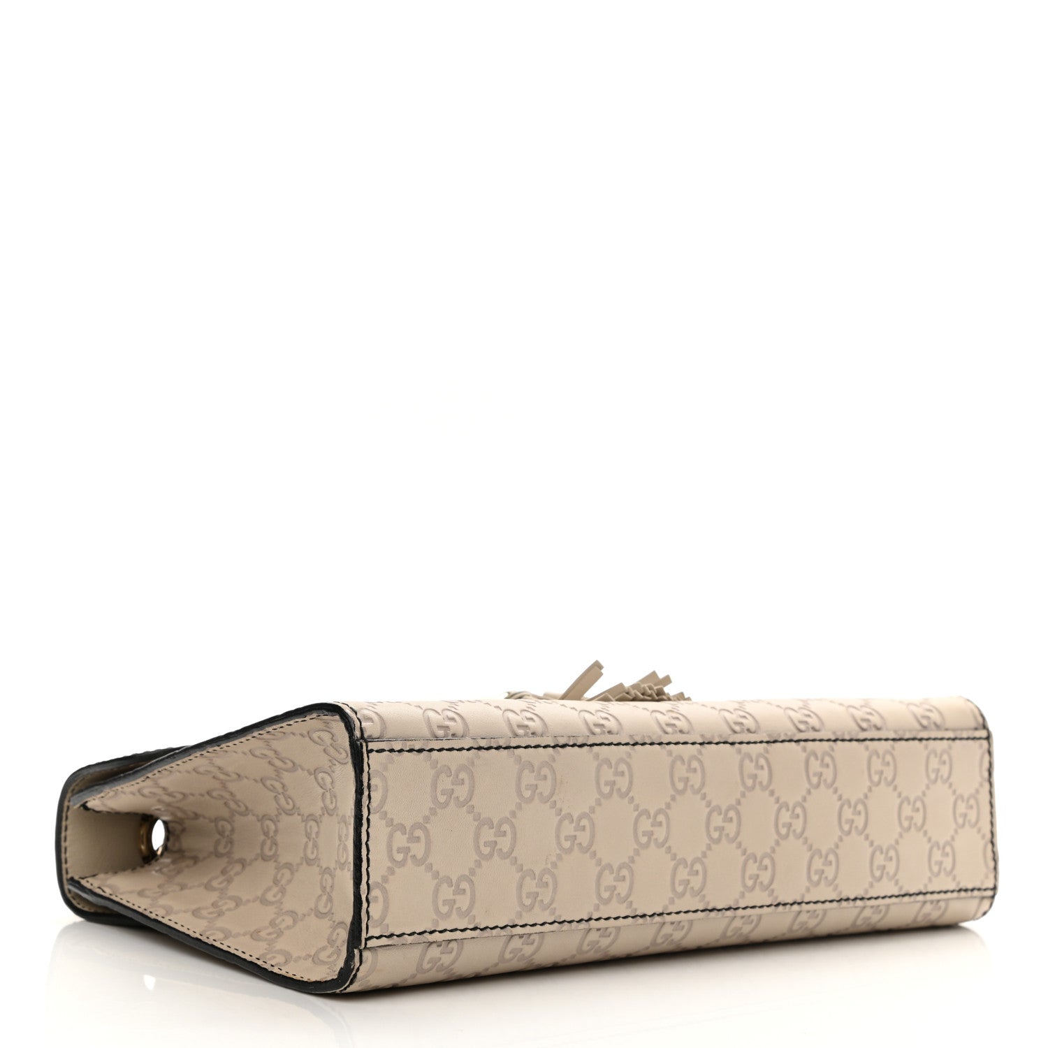 Gucci Guccissima Signature Medium Emily Chain Shoulder Bag Mystic White 4 of 12