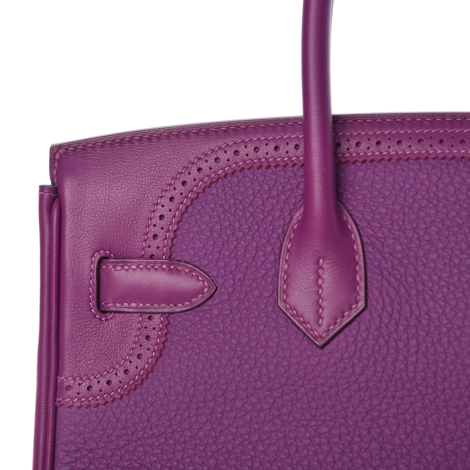 Hermes Togo Swift Ghillies Birkin 30 Anemone 9 of 36