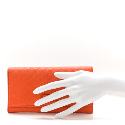 Gucci Soft Microguccissima Continental Wallet Sun Orange 2 of 11