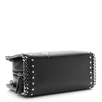 Stella McCartney Eco Alter Nappa Mini Falabella Box Bird Top Handle Bag Black 4 of 10