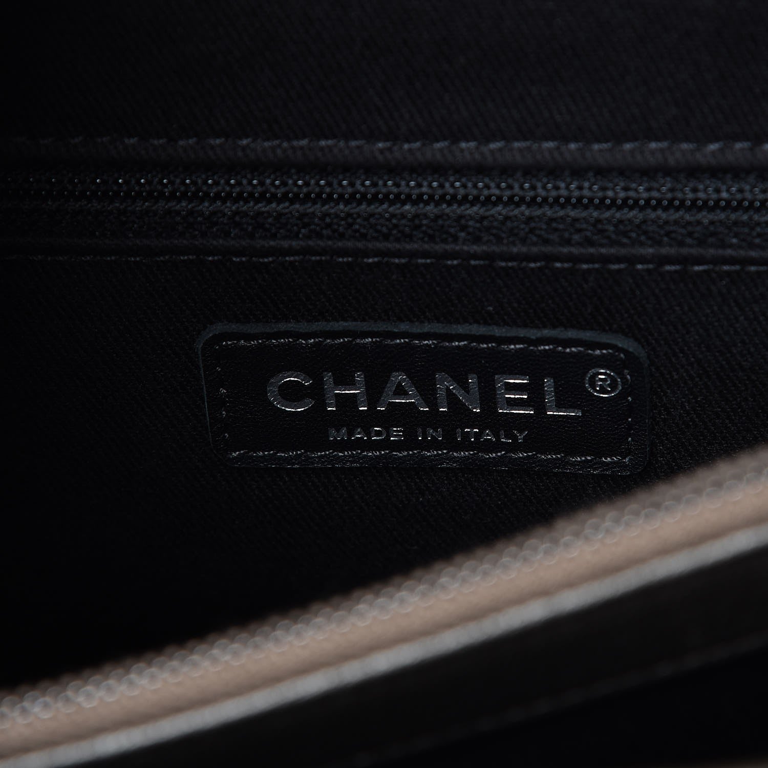 Chanel Metallic Goatskin Quilted Large City Rock Shopping Bag Silver 6 of 7