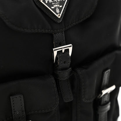 Prada Nylon Vela Mini Crossbody Backpack Black 13 of 17