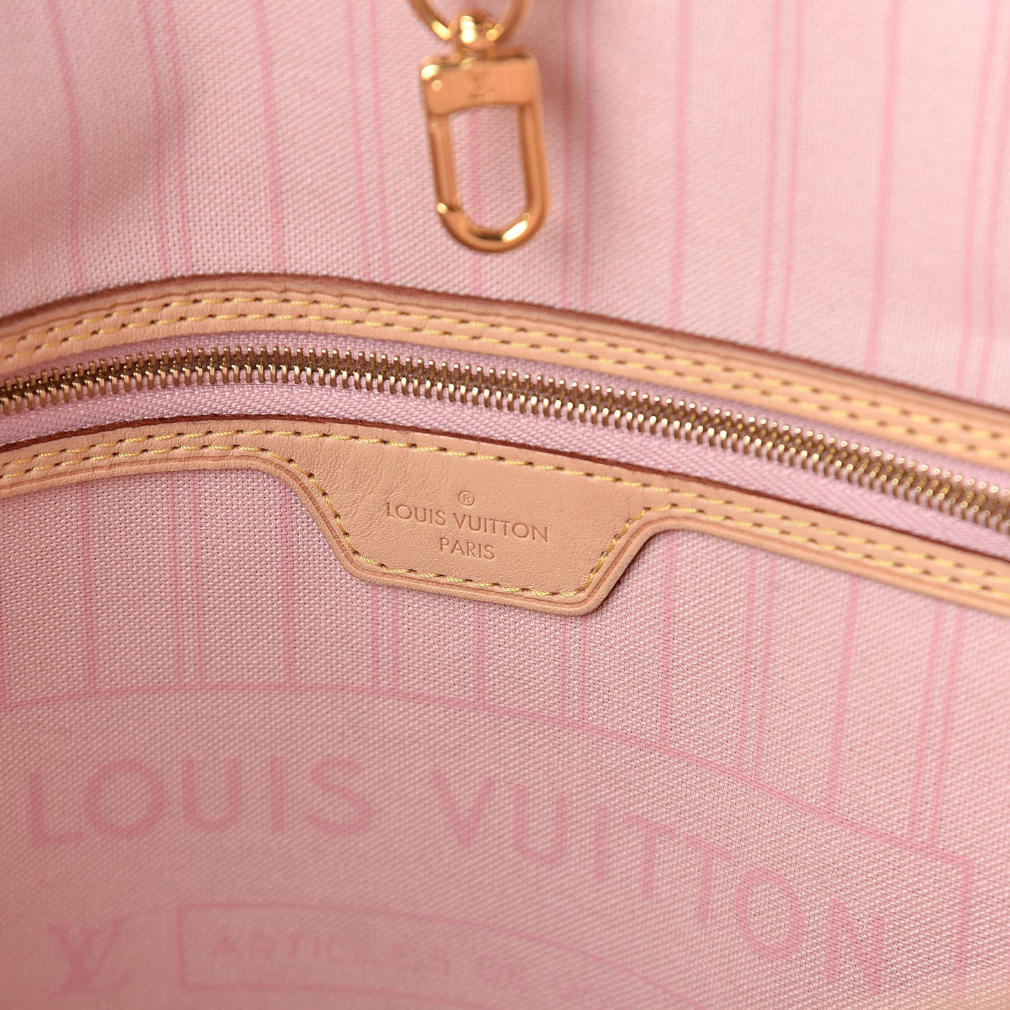 Damier Azur Neo Neverfull GM Rose Ballerine