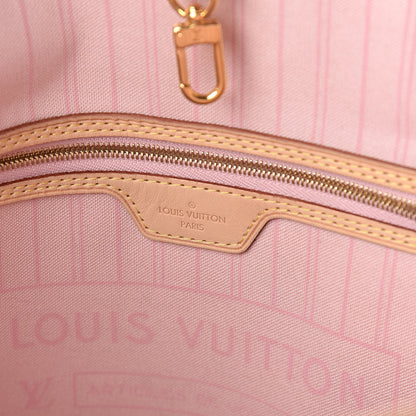 Louis Vuitton Damier Azur Neo Neverfull GM Rose Ballerine 6 of 11