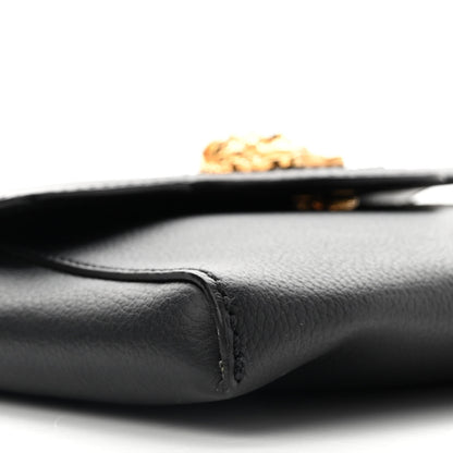 Versace Grained Calfskin La Medusa Chain Crossbody Bag Black 8 of 10
