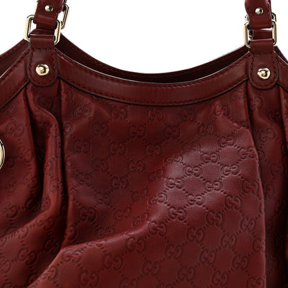 Gucci Guccissima Large Sukey Tote Red 8 of 12