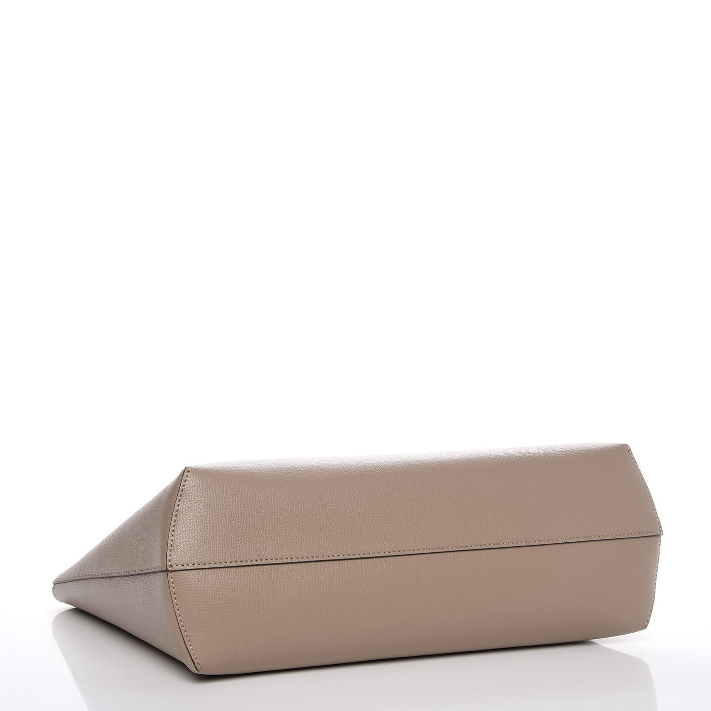 Vitello Vienna Enamel F is Fendi Shopping Tote Tortora Taupe