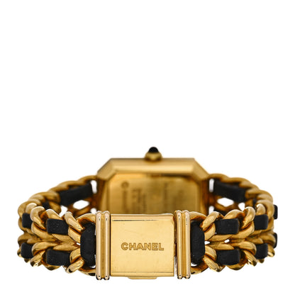 Chanel Stainless Steel Lambskin 20mm Chain Premiere Quartz Watch Gold M 3 of 4