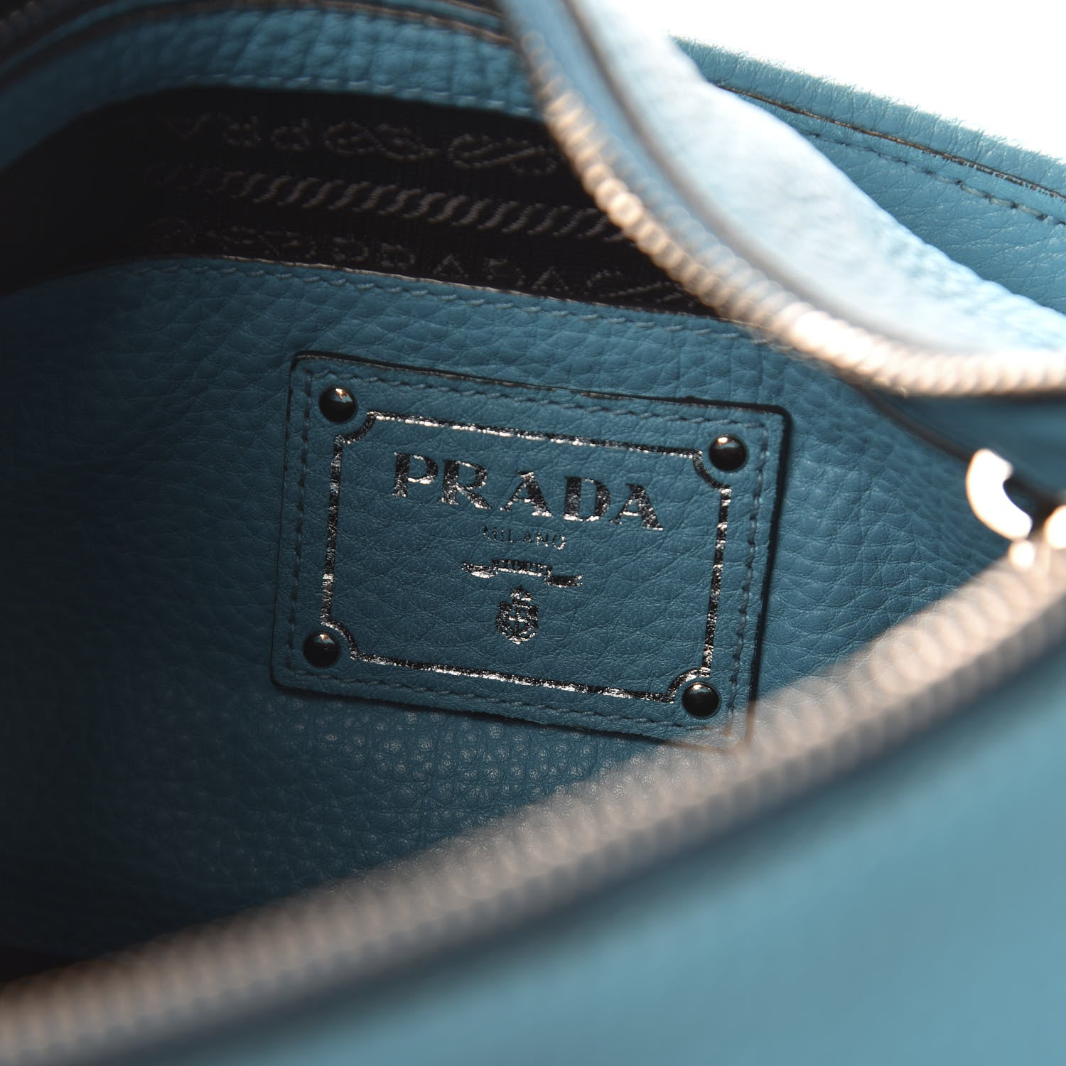 Prada Vitello Phenix Hobo Turchese 8 of 9