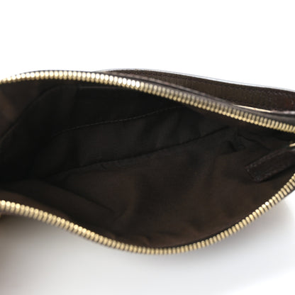Gucci Monogram Web Pochette Dark Brown 5 of 9