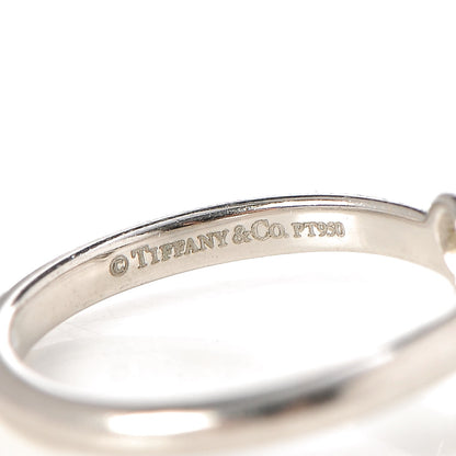 Tiffany Platinum Diamond Hearts Ring 51.9 6 4 of 4