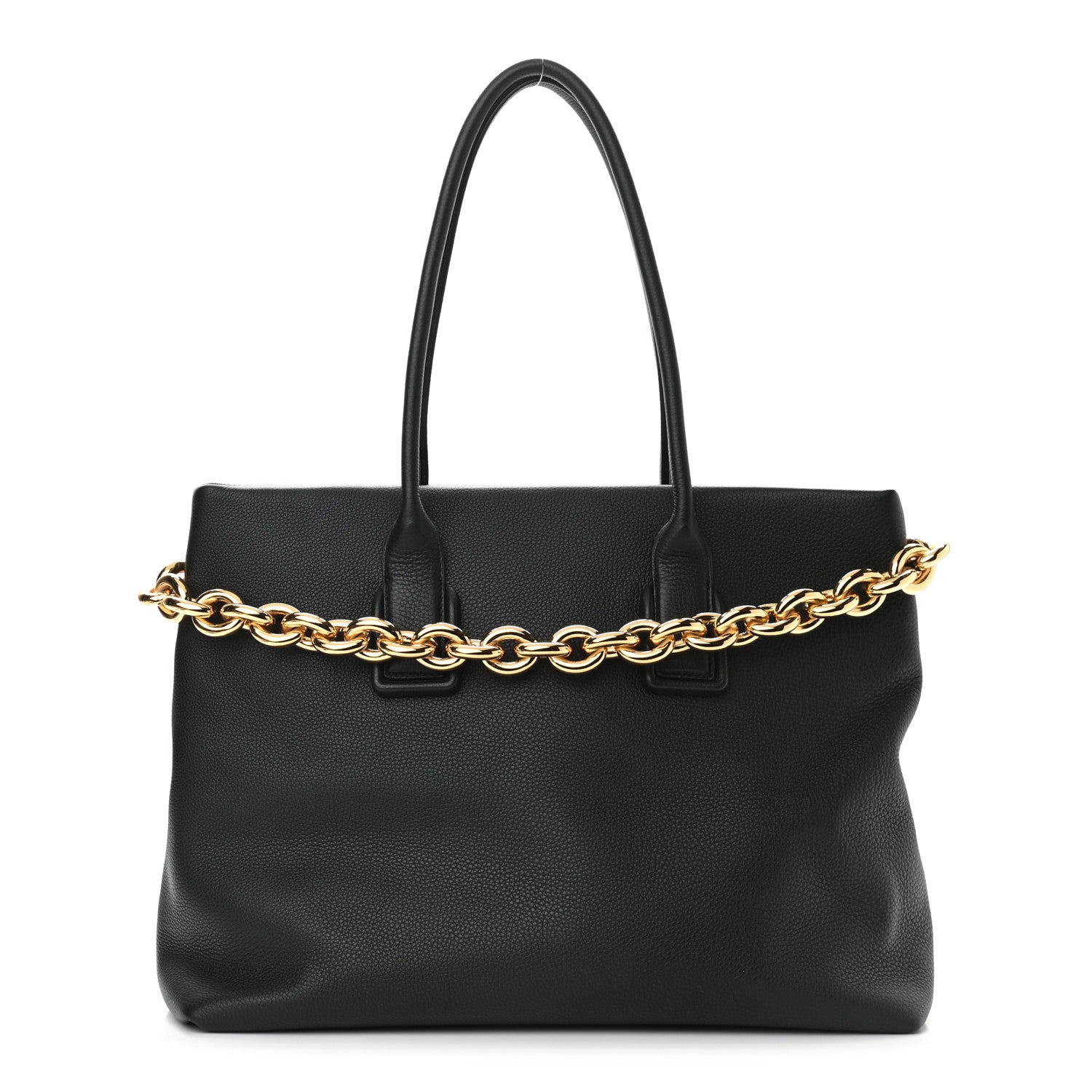 Bottega Veneta Grained Calfskin Saint Germain Tote Black 1 of 9