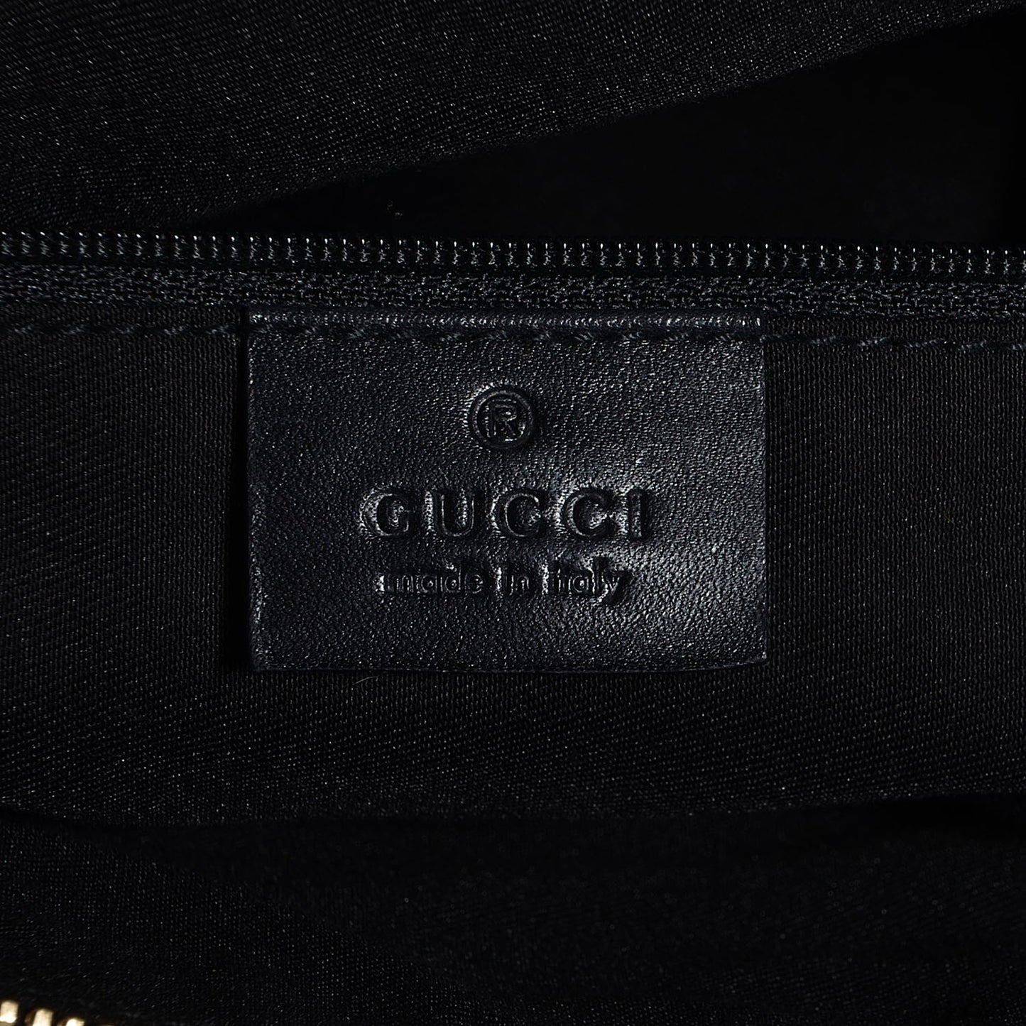 Suede Guccissima Monogram Hobo Black
