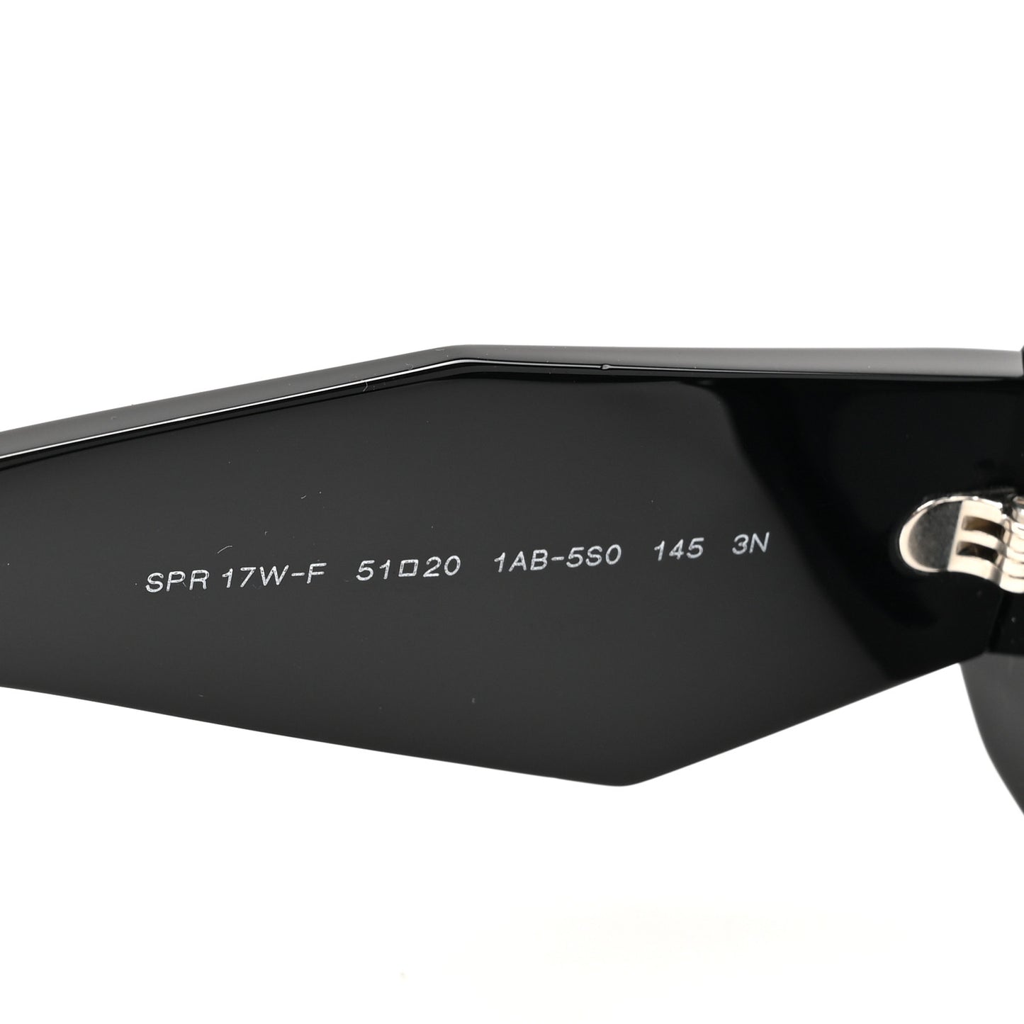Acetate Symbole Sunglasses SPR 17W Black