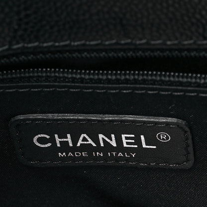 Chanel Caviar Quilted Grand Shopping Tote GST Black 5 of 9