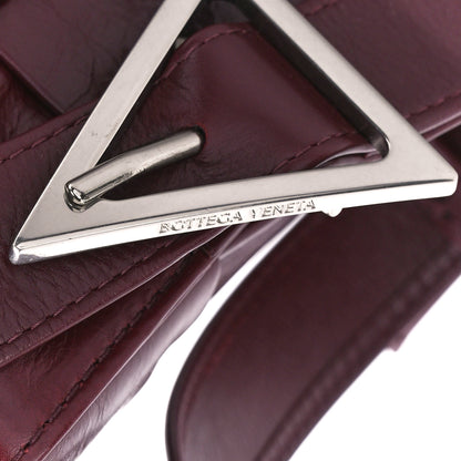 Bottega Veneta Paper Calfskin Maxi Intreccio Cassette Crossbody Bag Barolo 7 of 10