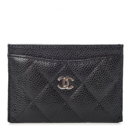 Chanel Caviar Quilted Card Holder Black 1 of 8