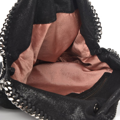 Stella McCartney Shaggy Deer Falabella Fold Over Tote Black 6 of 11