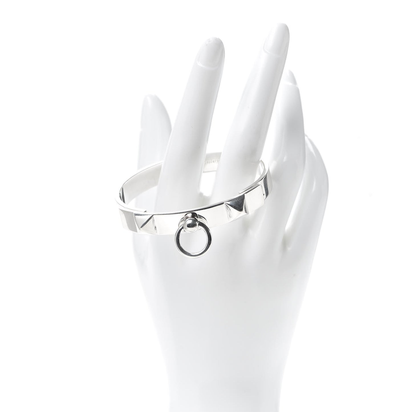 Sterling Silver PM Collier De Chien Bracelet ST