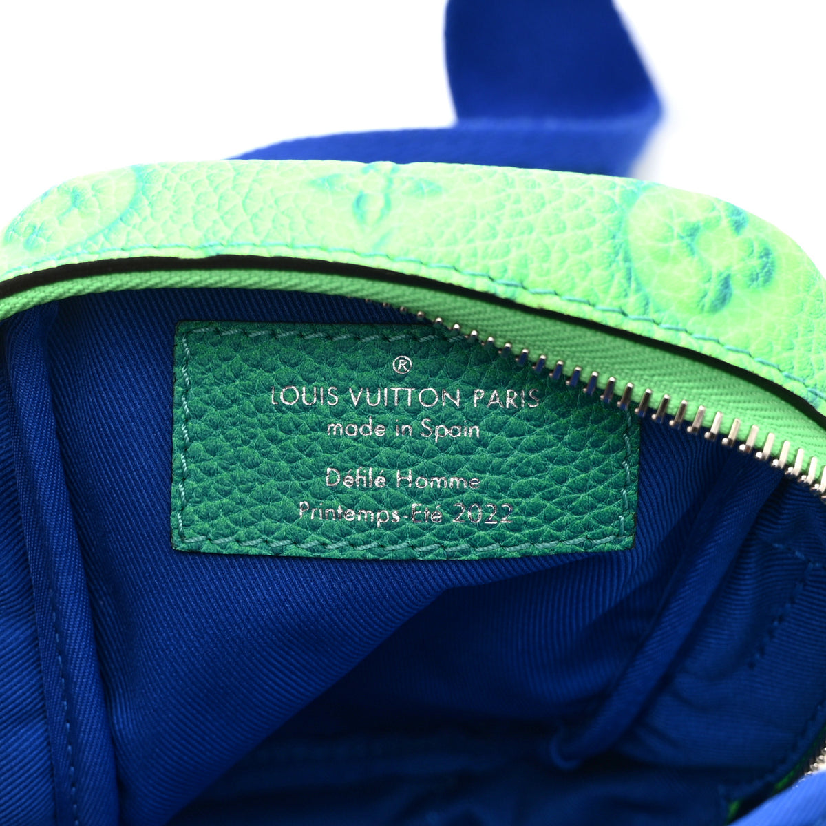 Taurillon Illusion Double Phone Case Bleu Vert