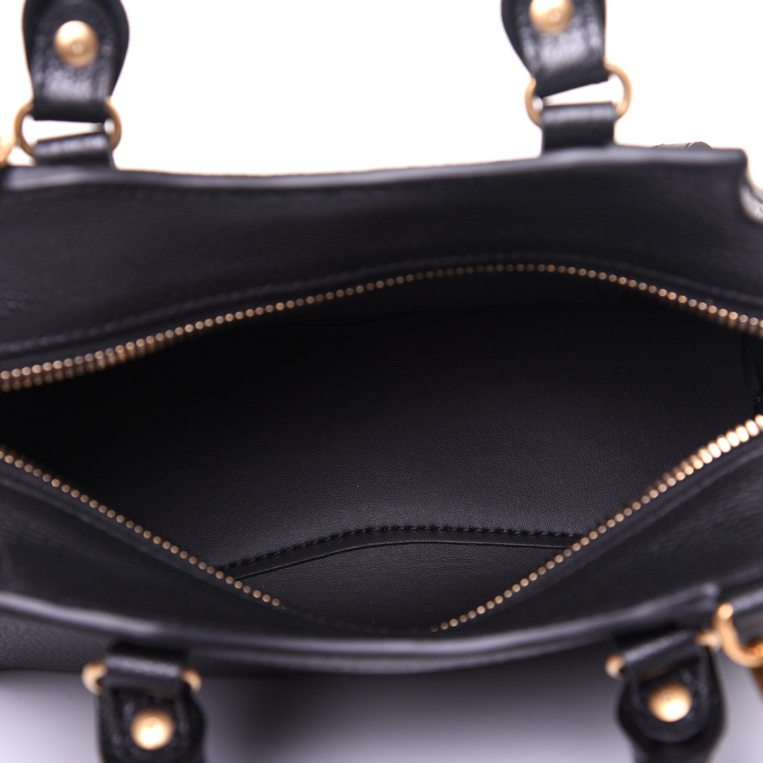 Balenciaga Grained Calfskin Neo Classic Gold Hardware Mini City Black 5 of 13