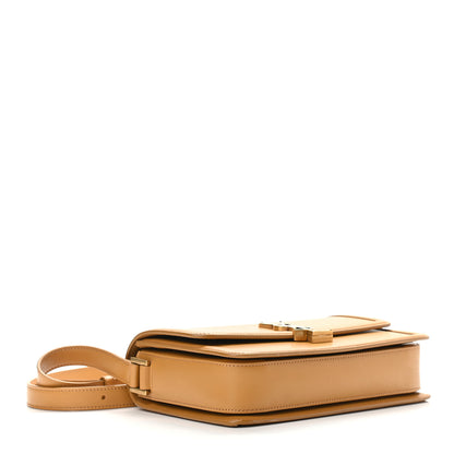 Saint Laurent Box Calfskin Monogram Medium Solferino Satchel Mustard 4 of 8