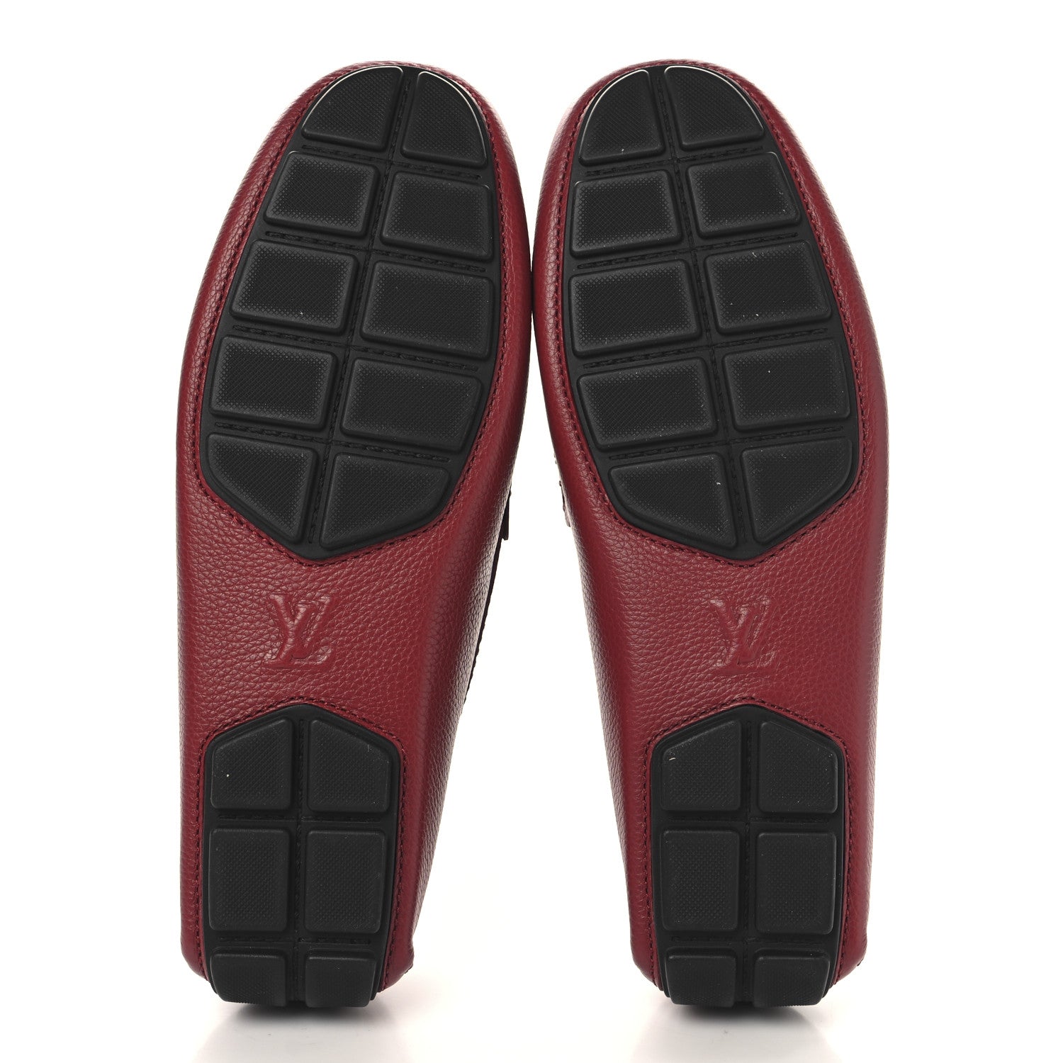 Louis Vuitton Calfskin Racetrack Moccasin Loafers 10 Rouge 6 of 8