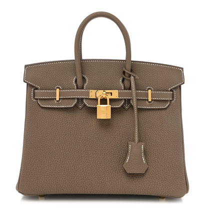 Hermes Togo Birkin 25 Etoupe 1 of 13