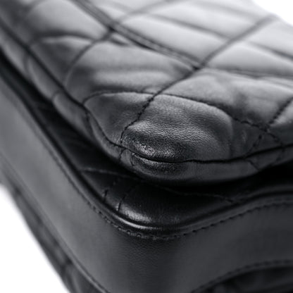 Chanel Lambskin Quilted Jumbo 3 Flap Black 11 of 21