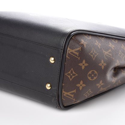 Louis Vuitton Calfskin Monogram Kimono Tote Black 6 of 10