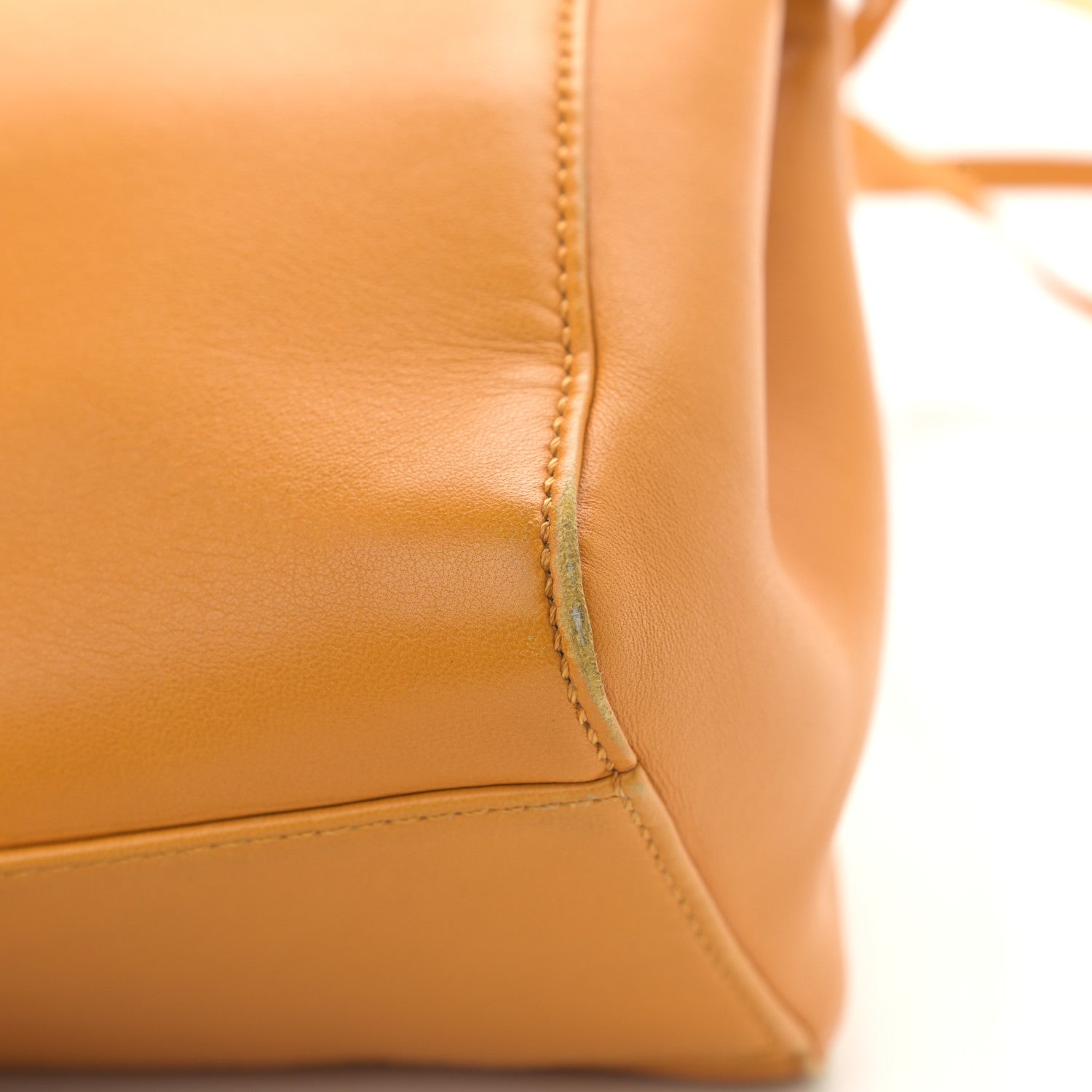 Fendi Nappa Mini Peekaboo Iconic Satchel Giallo Syrup 12 of 21