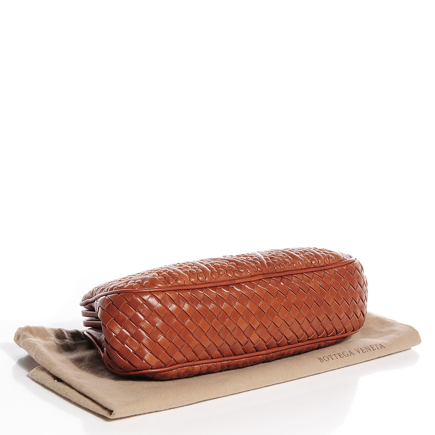 Bottega Veneta Leather San Marco Knot Clutch Tea 4 of 9
