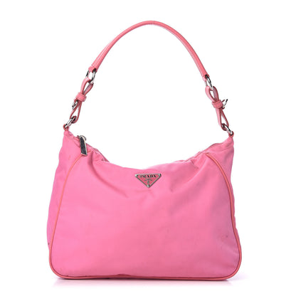 Prada Tessuto Nylon Shoulder Bag Begonia 1 of 11